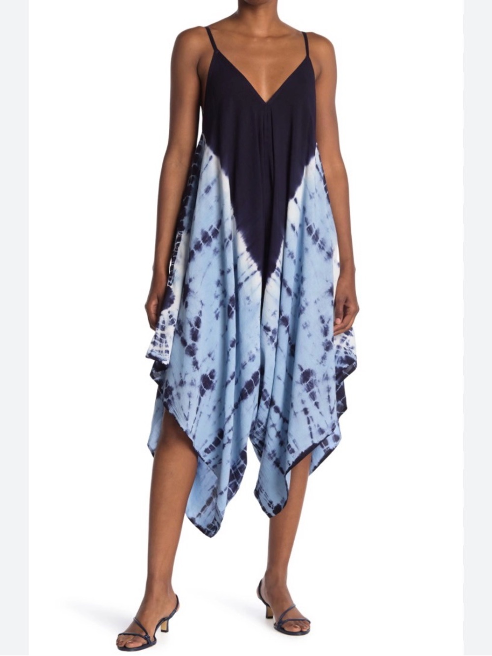 Elan tie-dye dress BLUE size XS - see actual dress photo for color